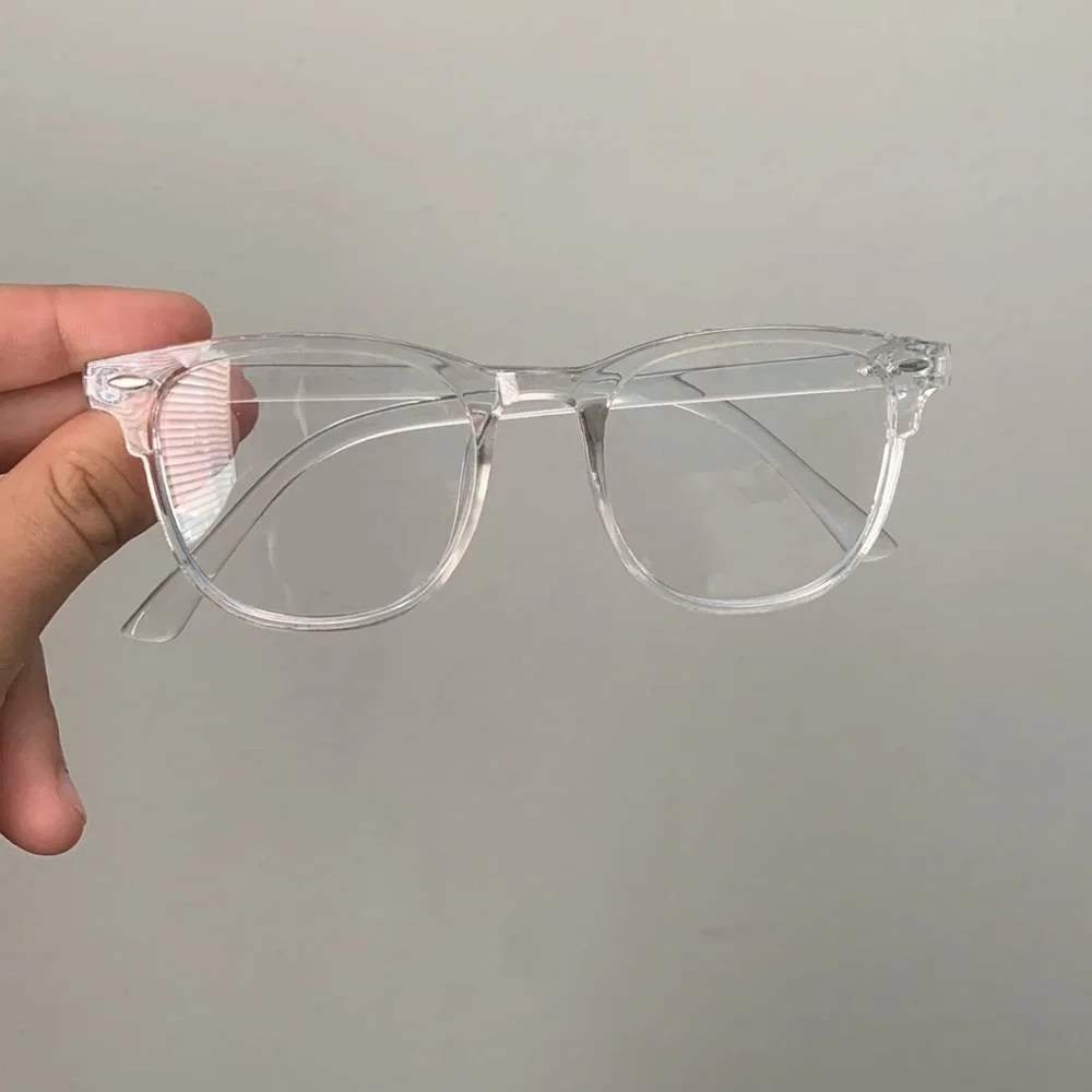 Blue light clear glasses